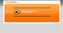 Desktop Screenshot of aboriginalhealth.net